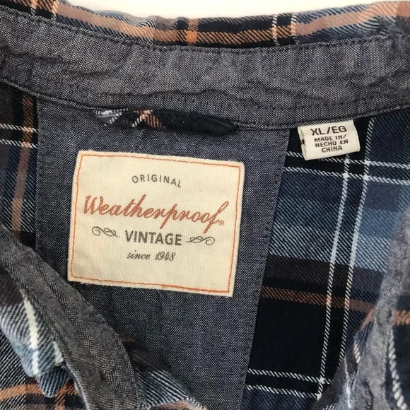 Weatherproof Vintage mens flannel XL - Picture 3 of 6